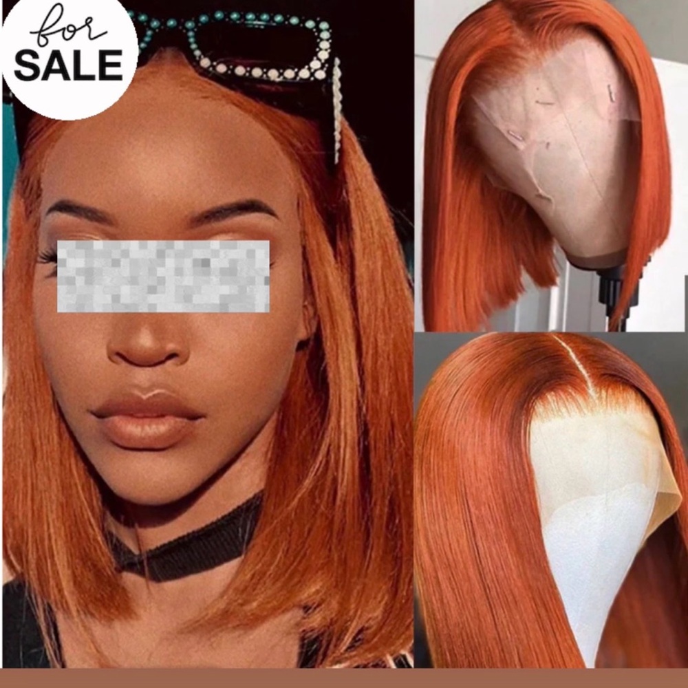 Vibrant Orange Women's Hair Wig